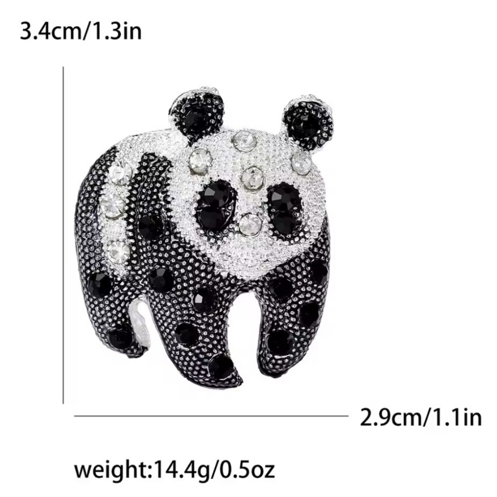 VQ Panda Brooch - Picture 2 of 3